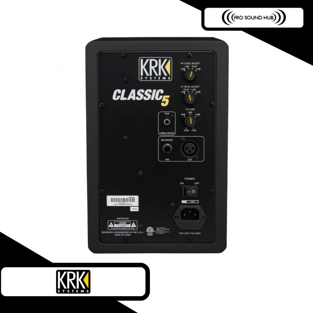 Krk Classic 5 Cl5g3 Cl5 Cl 5 G3 Speaker Monitor Studio Flat 5 5 Inch Shopee Indonesia