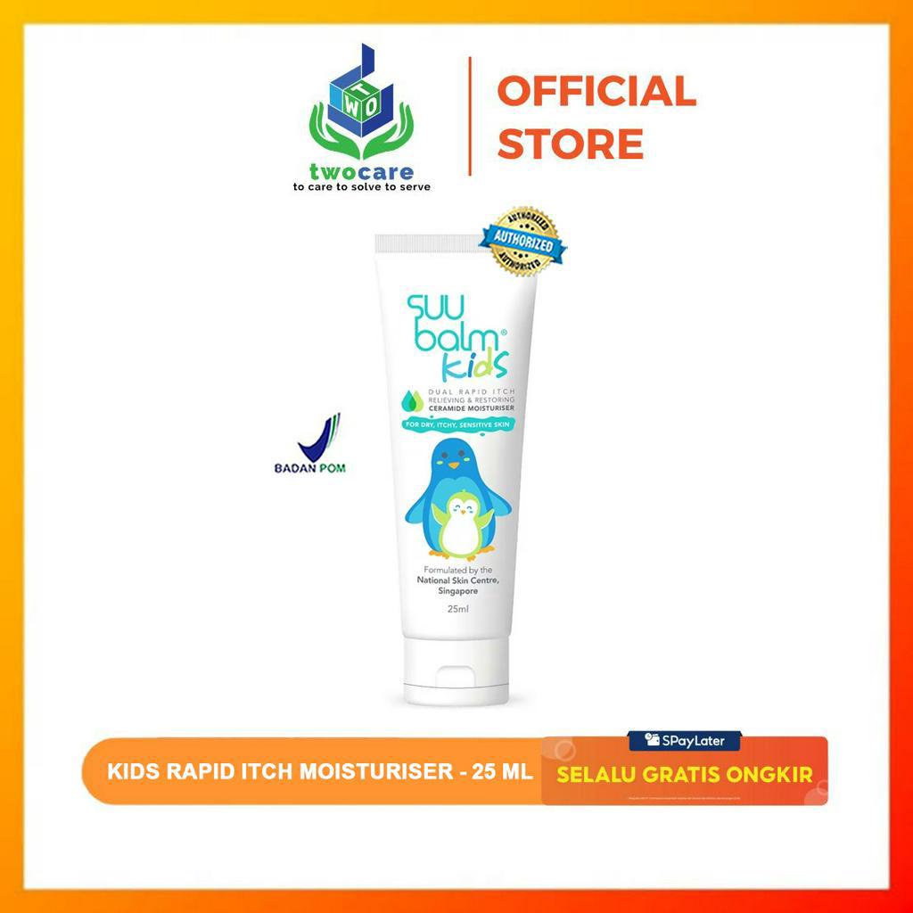 SUU Balm Kids Dual Rapid Itch Relieving Restoring Moisturiser 25ml