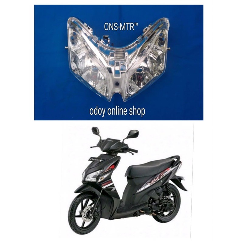 Headlamp Reflektor Lampu depan Vario 110 old lama karbu 2008 2010 2012  kw1 glade Ori
