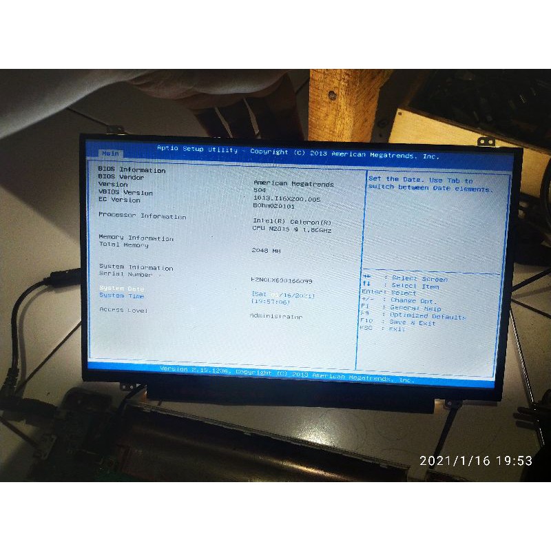 LED LCD 14 SLIM 30 PIN kuping atas bawah Laptop ASUS HP ACER