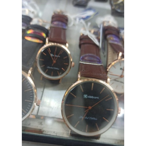 jam original couple kulit coklat