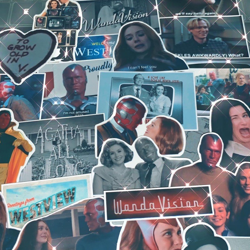 wandavision stickers