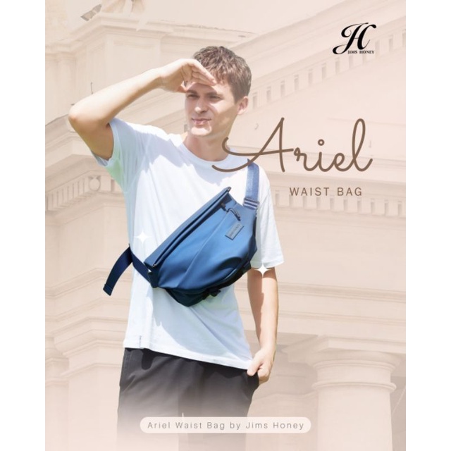 ARIEL WAIST BAG Tas Pinggang Unisex Pria Wanita Ori JH