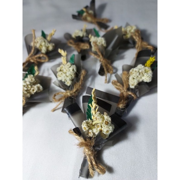 Buket mini /Bunga/mini/edelweis/bucket kecil