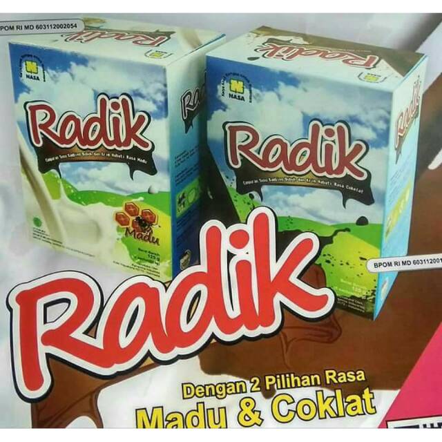 

Susu radik 2 pilihan Rasa Madu&Coklat