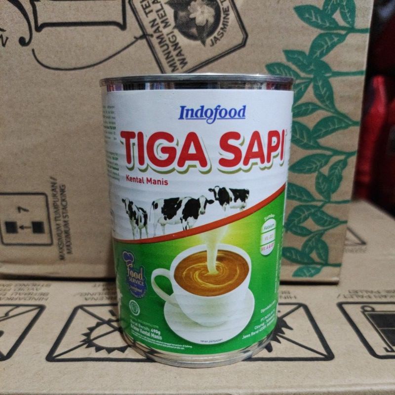 

Susu Kental Manis TIGA SAPI 490 Gr