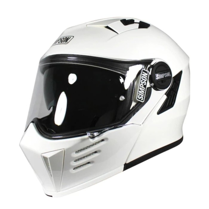 SIMPSON DARKSOME WHITE HELM MOTOR MODULAR ORIGINAL SIMPSON