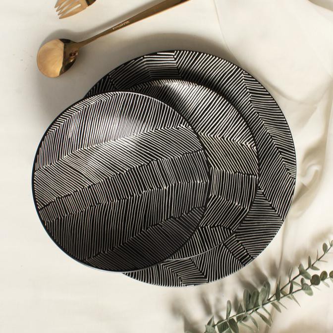 TELAU SET PIRING KERAMIK/PIRING MAKAN HAMPER KADO