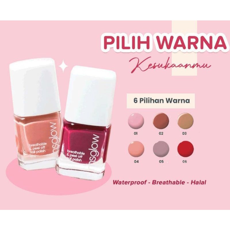 Nail Polish / Nail Polish Halal MS Glow / Kutek Halal / Nail Polish MS Glow