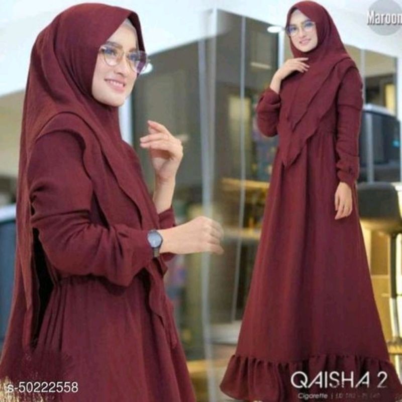 GAMIS SYAR'I POLOS SET KHIMAR
