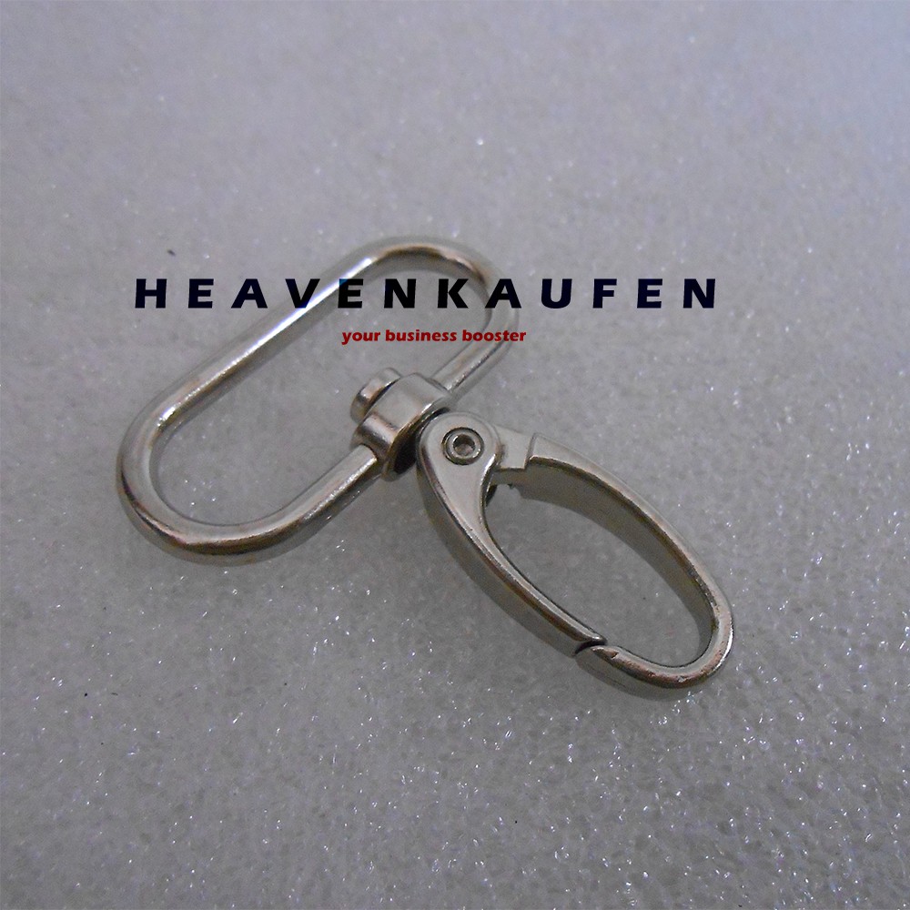 GROSIR Kait Pengait Cantolan Kaitan Hook Tas 3 cm Nikel Silver Standard