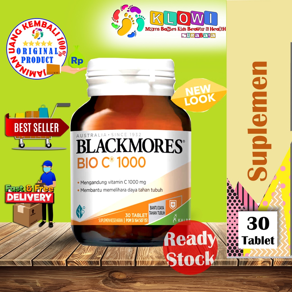 Blackmores Bio C 1000mg (30 Tablet) / Vitamin C /Suplemen Daya Tahan Tubuh