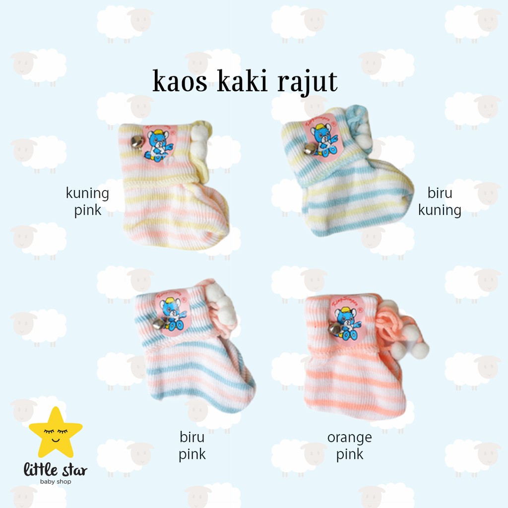 King Singer Kaos Kaki Bayi Rajut | Baby Socks