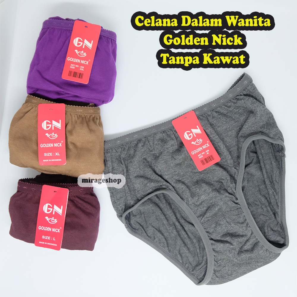 CELANA DALAM WANITA/CELANA DALAM REMAJA MERK GOLDEN NICK ORIGINAL