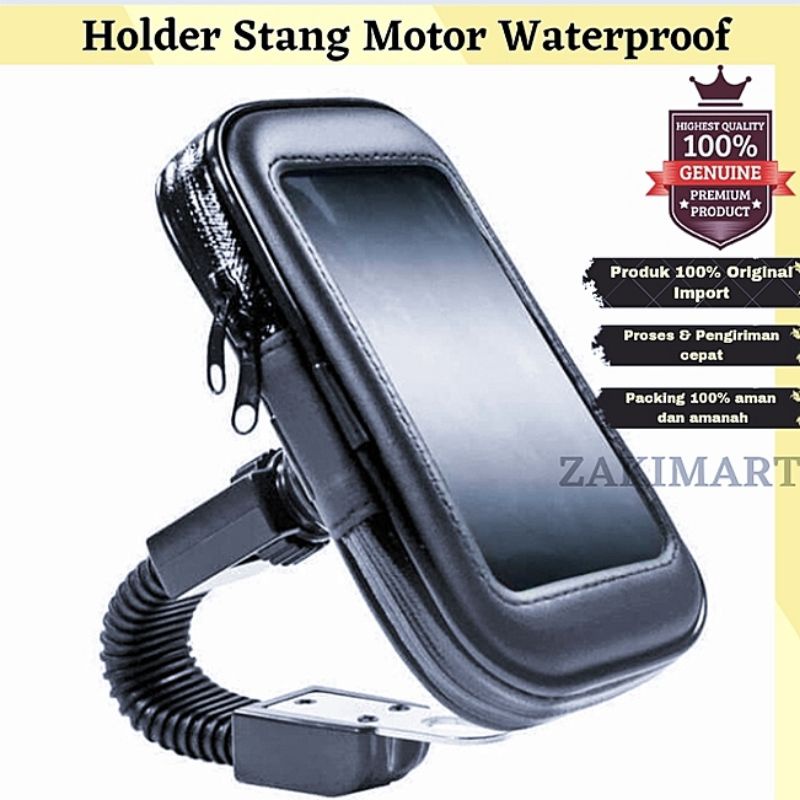 Holder Motor Waterproof Holder Stang Motor Spion Anti Air Universal