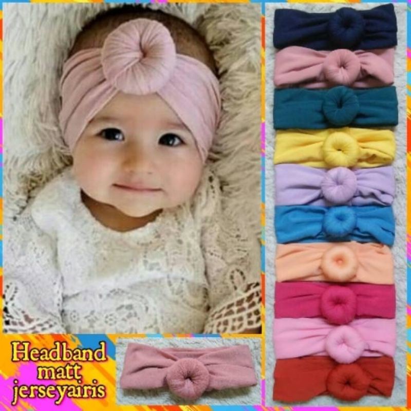 Bandana donat baby 0-3 tahun