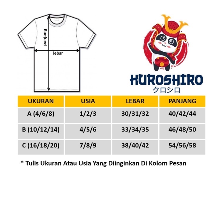 KUROSHIRO - Setelan Baju Anak Laki Laki 1-9 Tahun Army Warna Kaos Kuroshiro