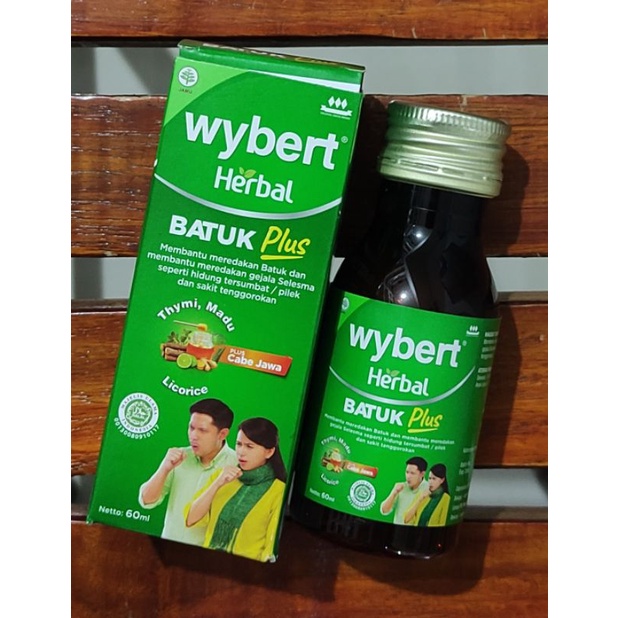 Wybert Herbal Batuk Plus Pilek 60 ML / Meredakan Gejala Selesma / Hidung Tersumbat / Pilek / Batuk / Sakit Tenggorokan