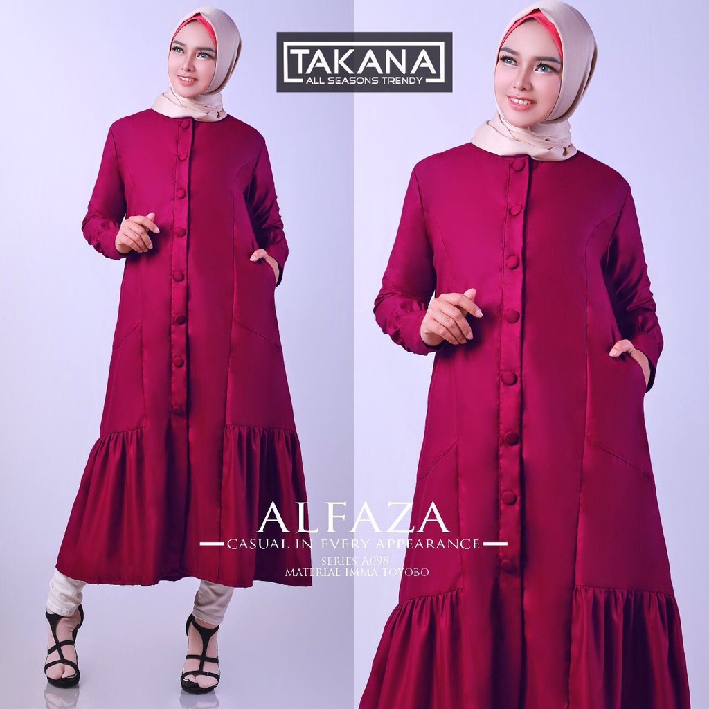 GAMIS MODERN TUNIK AL FAZAH BY BALIMO(MODEL H)