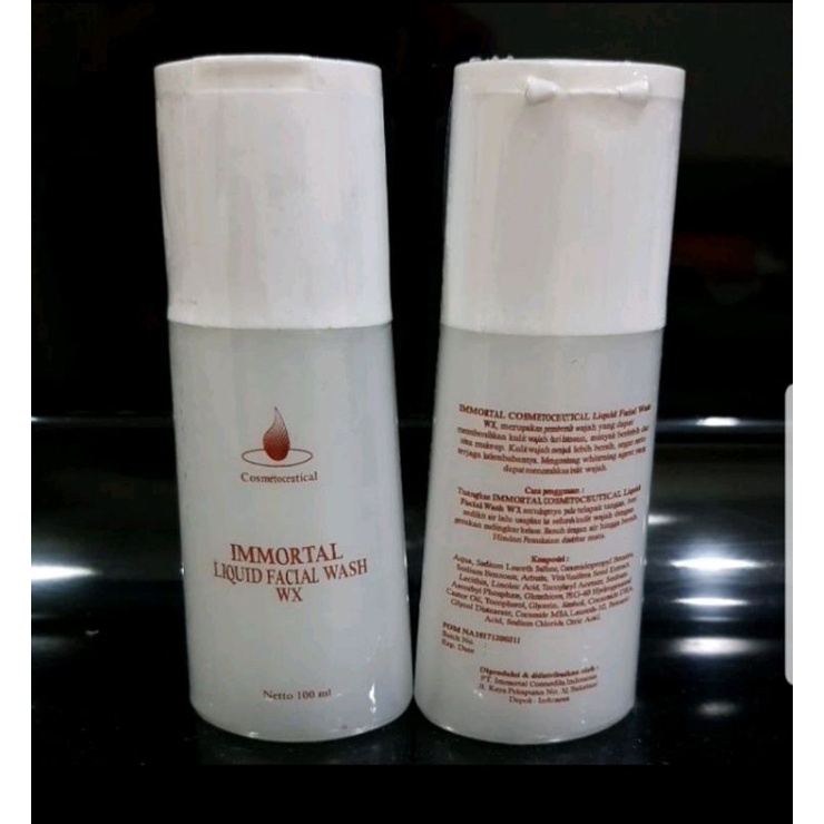Immortal Liquid Facial Wash Wx
