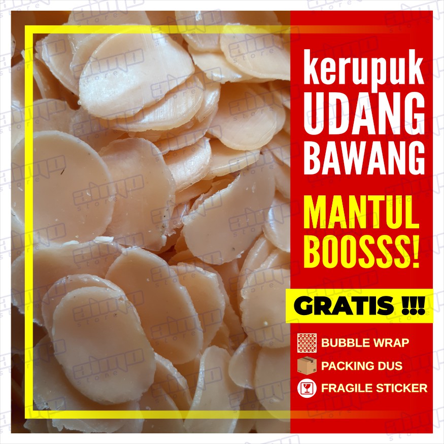 

KERUPUK RASA UDANG BAWANG Krupuk Gado gado, Nasi Goreng, Nasi Uduk, Tahu Campur Tahu Telur 250 gr