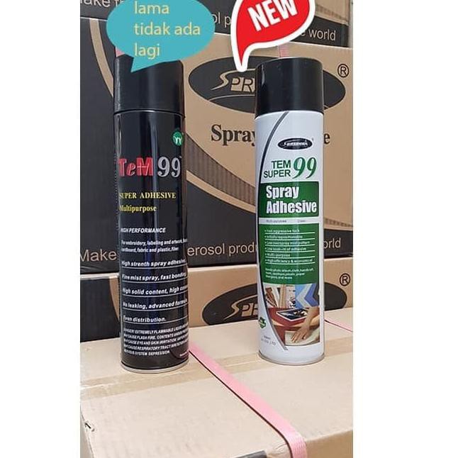 

lem semprot spray glue super tem 99 600ml luar jabodetabek