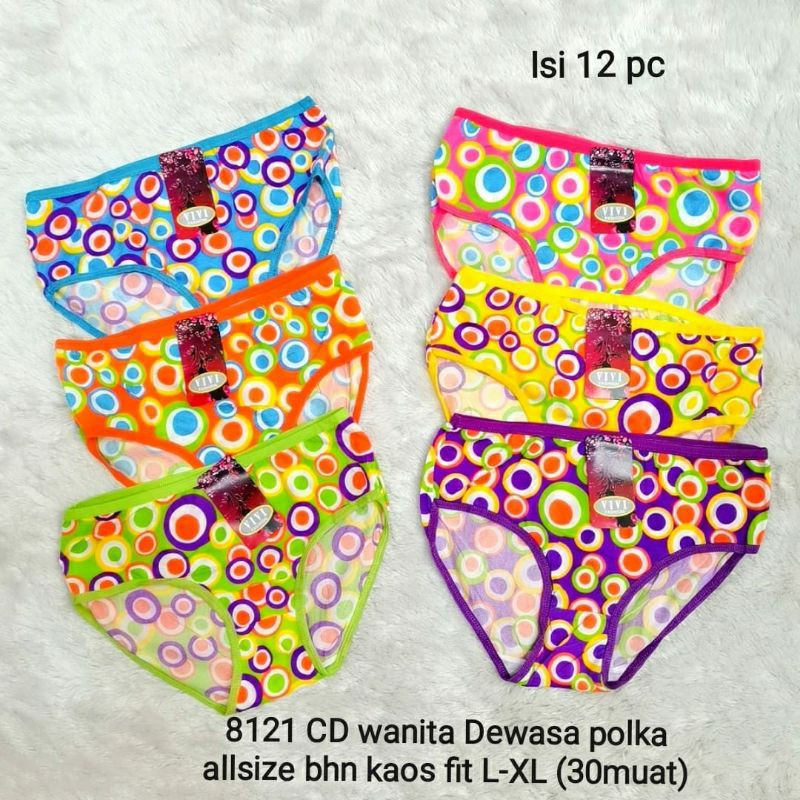 CANCUT MOTIF KARAKTER WANITA - CELANA DALAM CORAK LARIS