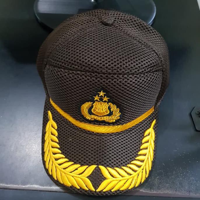 Produk Terbaru - Topi Jaring Polisi Pamen|Topi Pamen Polisi|Pilkep Polisi|Pilkep Pamen