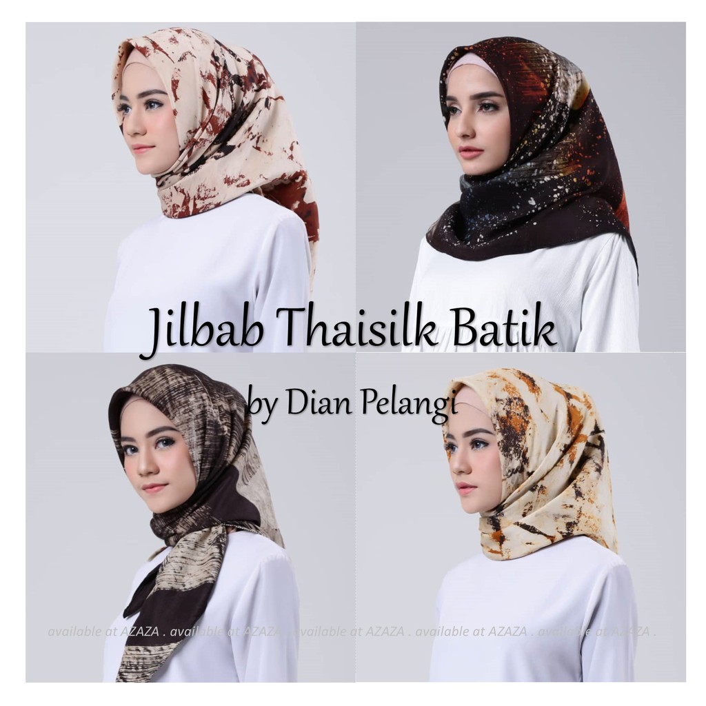 DP Jilbab Thaisilk Batik Abstrak by Dian Pelangi