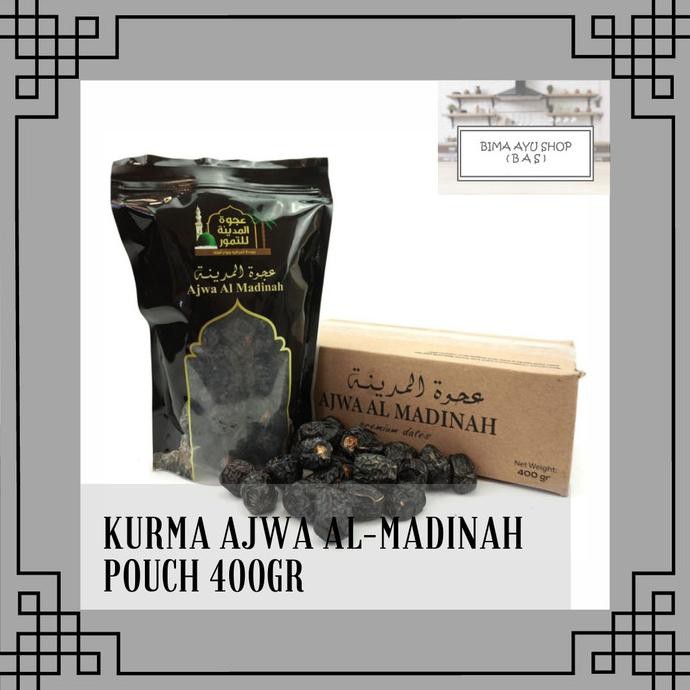 

Kurma Manis / Buah Kurma / Kurma Ajwa Al-Madinah Pouch 400Gr - Harga Normal Ready