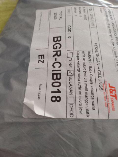 Batik Couple Keluarga Sania Ruffle Ori Ndoro Jowi Dnt Motif Manggar