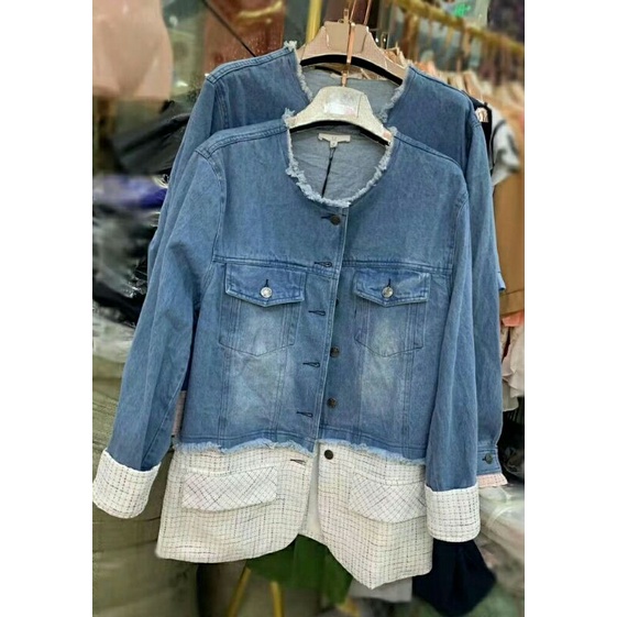 Blazer Cardi jeans Busui import premium 7726 BKK Quality