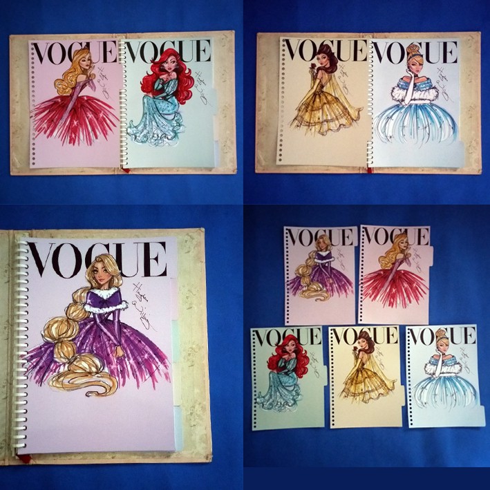 

Pembatas Vogue Princess binder organizer 2 Ring, 6 Ring, 20 Ring, 26 Ring 1 set 5 lembar glossy