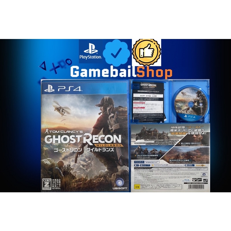 PS4 Game - Ghost Recon Wildlands ( Reg 3 asia / English) Kaset Game BD PS4 FISIK