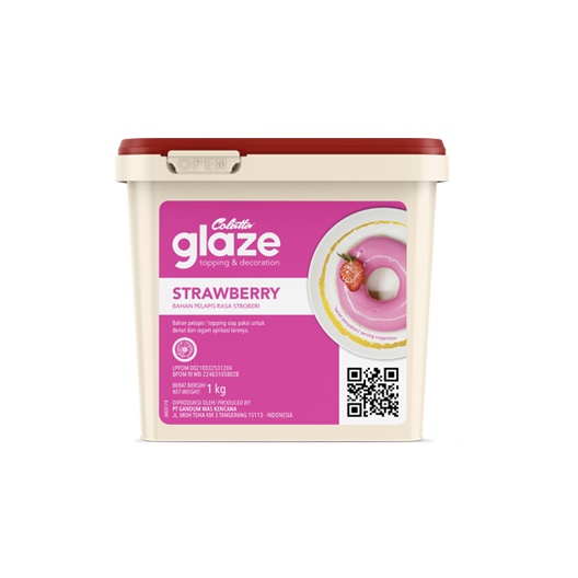 

Coklat Colatta Glaze - Strawberry