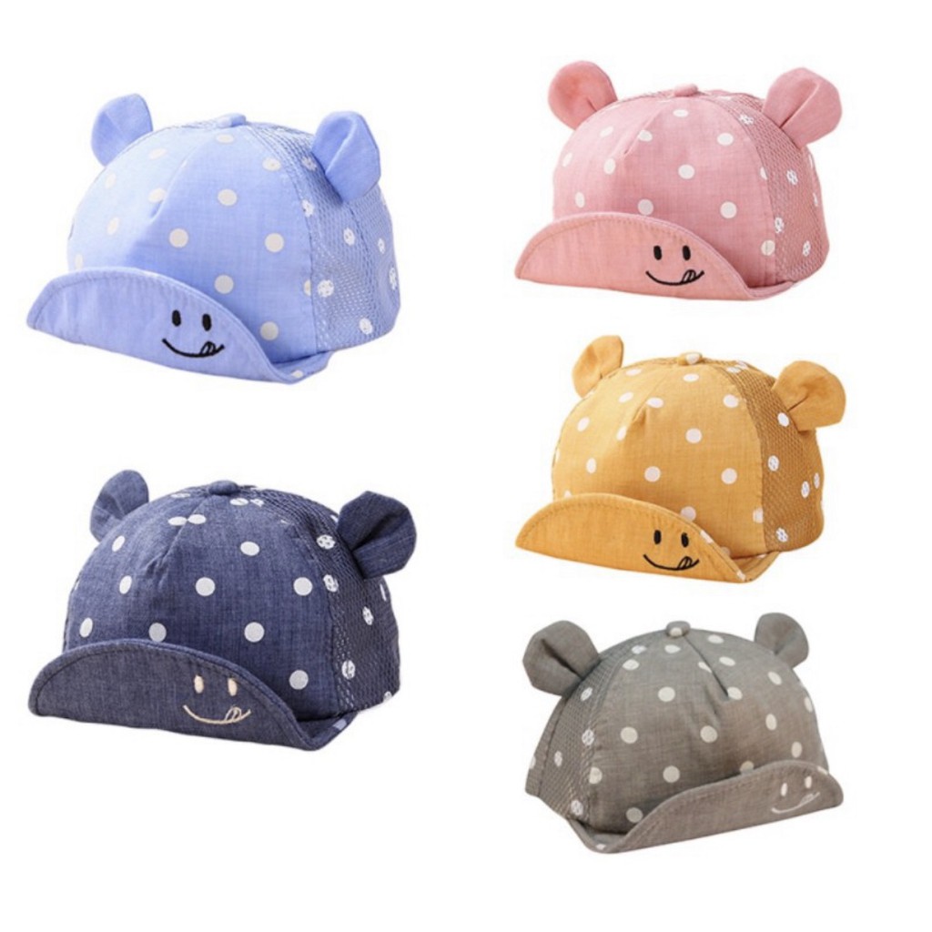 Topi Polkadot Ear untuk anak berumur 8-20 bulan Dot Ear CBKS VC