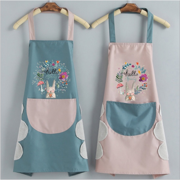 HomiHomi Celemek Apron Masak Waterproof Kain Dapur Motif Karakter - CM006