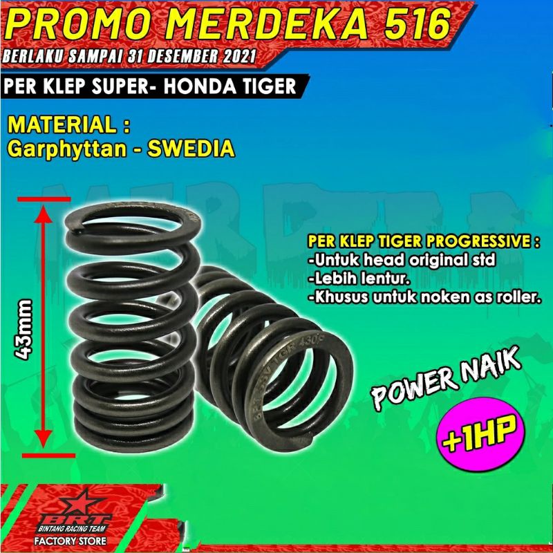 Per Klep BRT TIGER MEGAPRO CB GL 100 GL MAX ORIGINAL