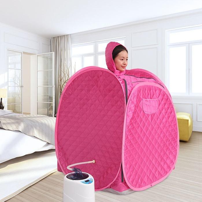 Jet4# 【COD】Alat Sauna Room Steam Portable Spa Room Pelangsing Tubuh Alat Kecantikan Portable Free Pi
