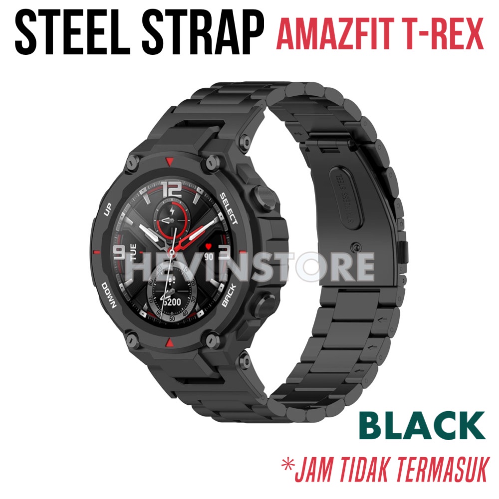 Tali Jam - Stainless Steel Strap 3 Beads Amazfit TRex T-Rex PRO T Rex Band