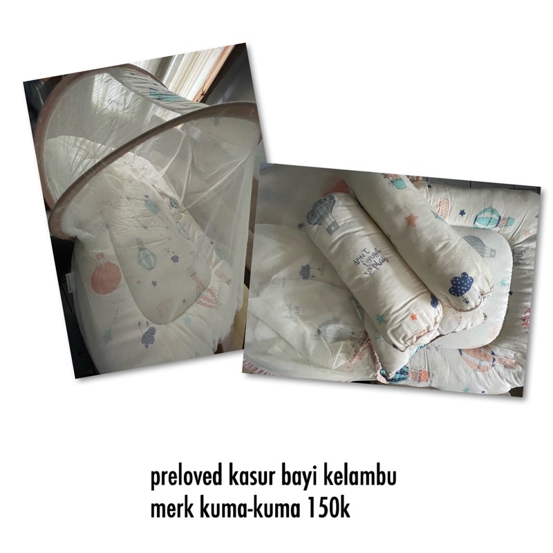 PRELOVED KASUR BAYI KELAMBU KUMA-KUMA