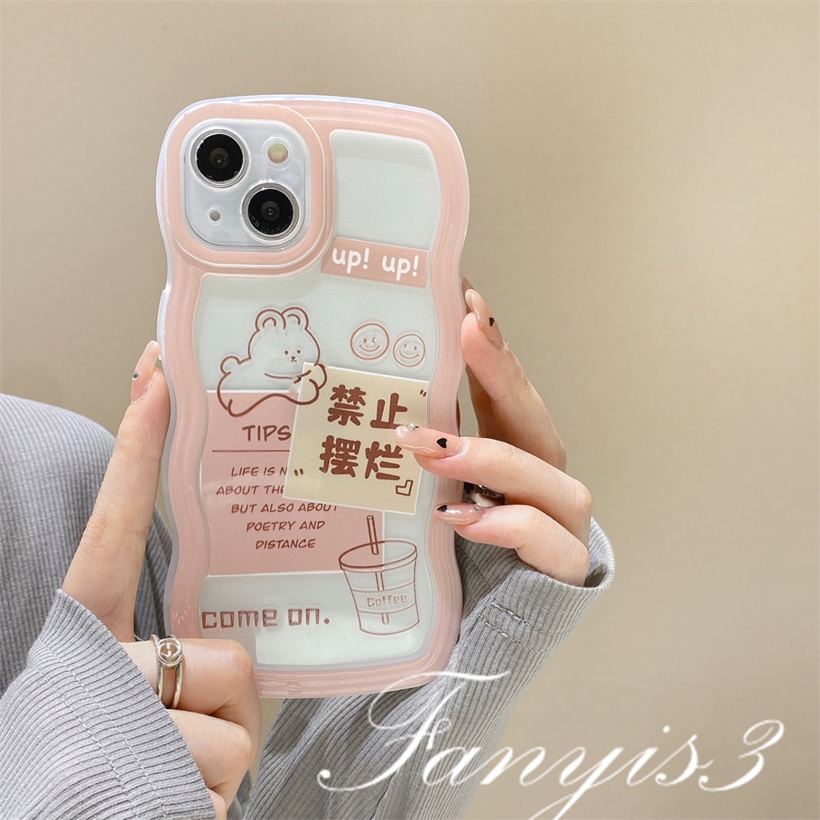 Vivo Y02 Y35 Y16 Y22 Y02s Y15A Y15S V25e Y22s Y21 Y21s Y20 Y20s Y12s Y33s Y1s Y17 Y12 Y15 Y11 Y91C Y30i Y51 Y31 V23e V21 V20SE Ban rotten wavy edge Phone Case Clear Soft Cover