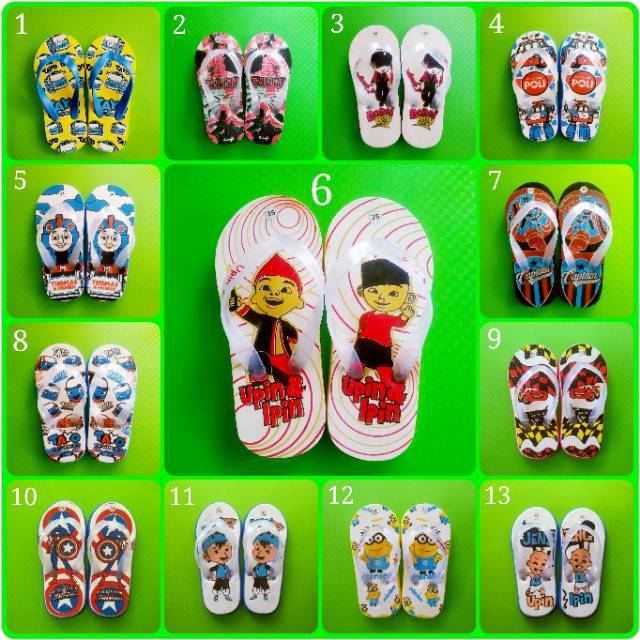 Sandal Jepit Karakter Anak 2 | Shopee Indonesia