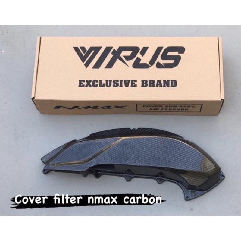 TUTUP COVER FILTER UDARA NMAX NEW 2020 2021 2022 HAWA NMAX 155 BARU ORIGINAL 100% COVER FILTER HAWA CARBON NMAX NEW 2020 2021 2022 HAWA / FILTER UDARA VELOSCOPE YAMAHA NMAX NEW CARBON TUTUP COVER BOX FILTER OXYGEN AIR FILTER BOX BAK MESIN FILTER CVT