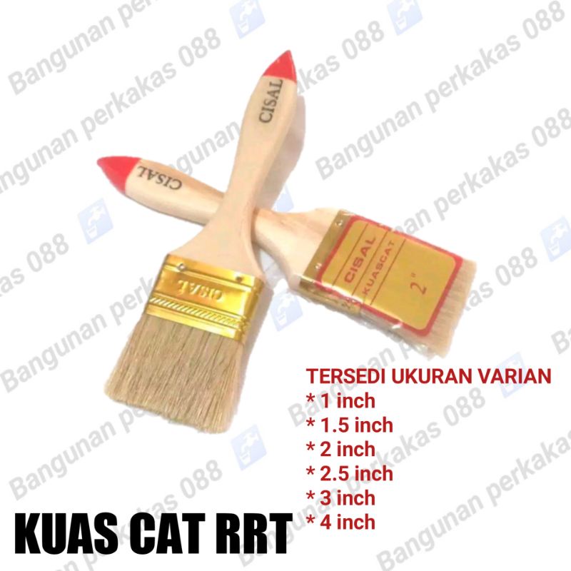 KUAS CAT RRT 1&quot;- 4&quot; / KUAS CAT TEMBOK BAGUS / KUAS CAT MURAH