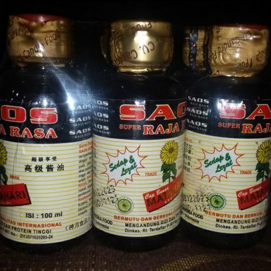 

Saus RAJA RASA kecil cap bunga Matahari isi 100 ml exp sept 2026