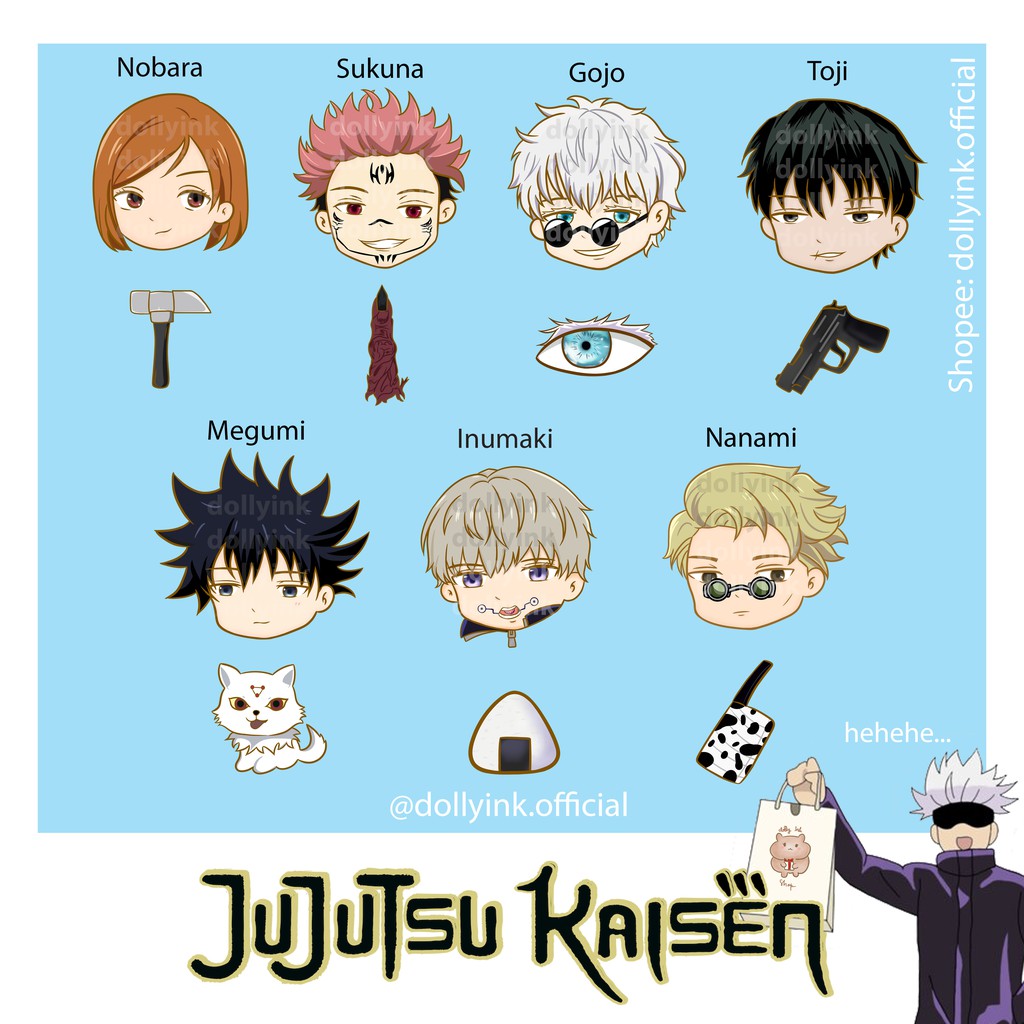 Sport Sistem [Restocking]Jujutsu Kaisen Silver Bracelet/Jjk Bracelet/Gelang Jujutsu Kaisen/Gelang
