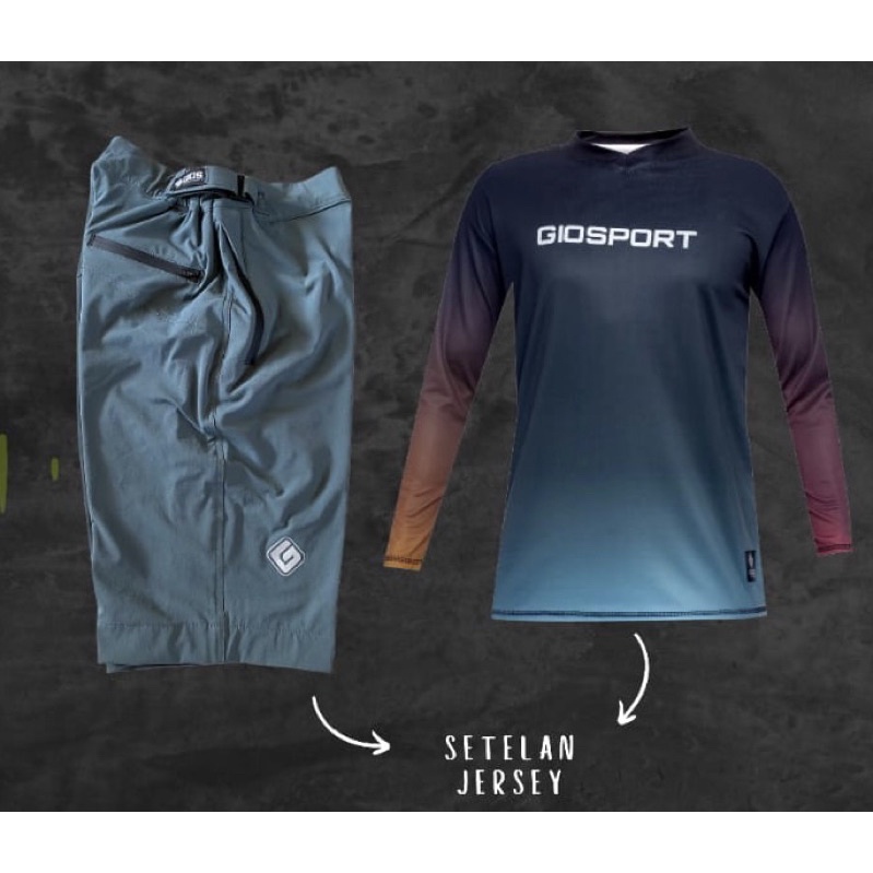 jerset Giosport jersey sepeda celana downhil enduro mtb longpant gios giosport bukan fox jerset gios
