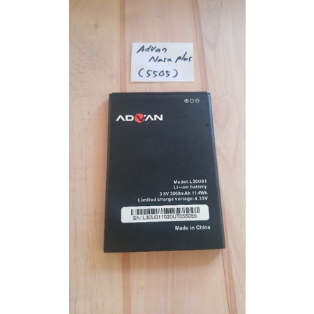 baterai batre batu Hp Advan nasa 5202 sparepart ori copotan