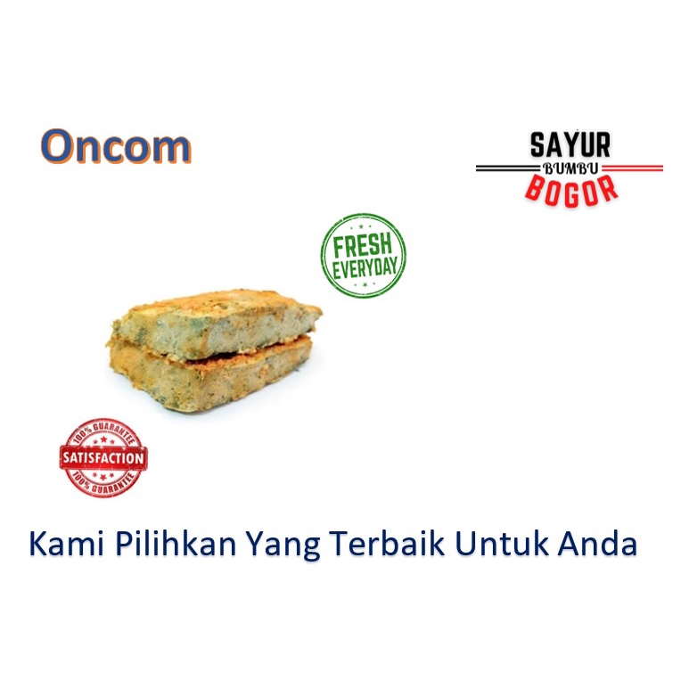 

Oncom 1 Potong Sedang / Oncom Sayur / Oncom Enak